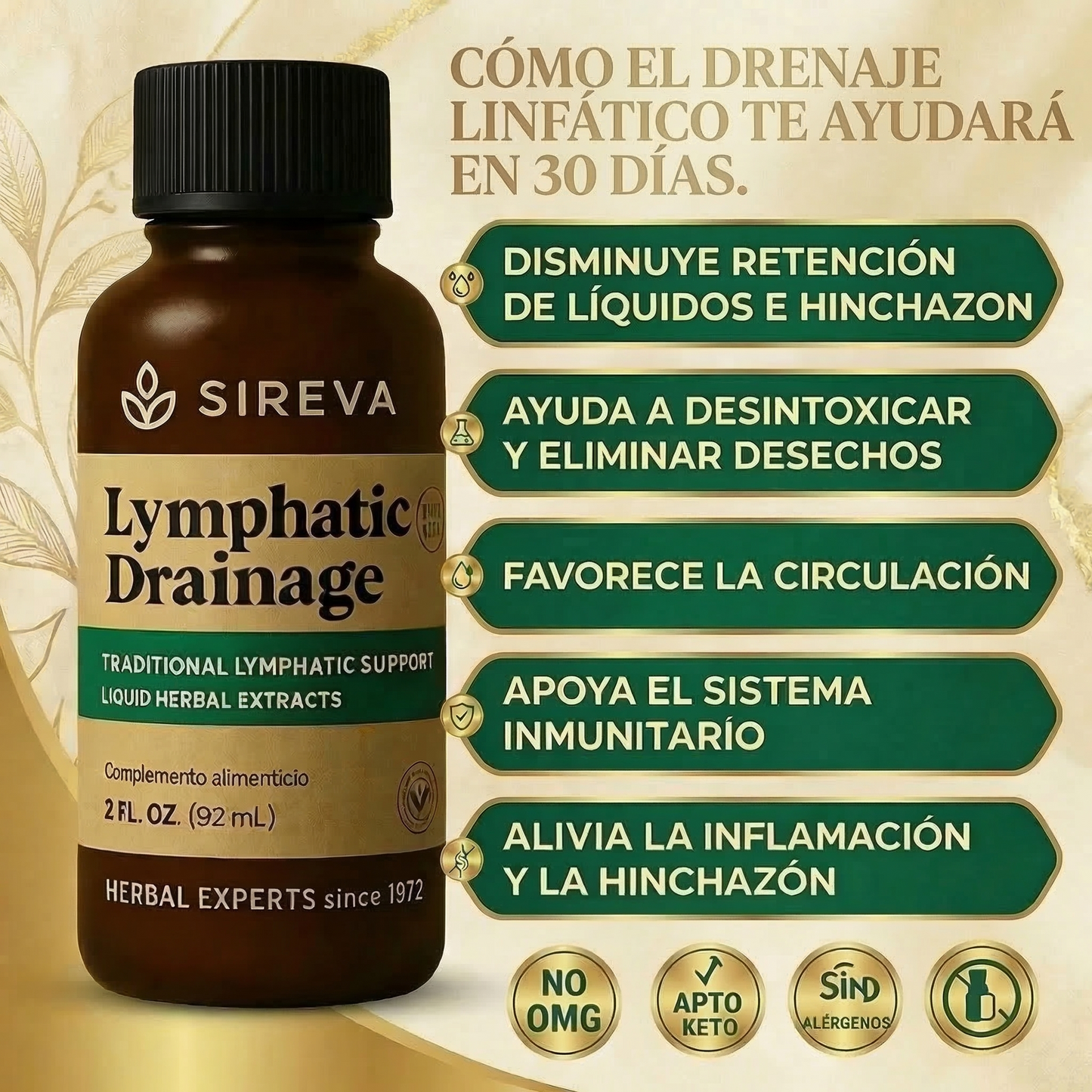 Sireva | Gotas Drenaje Linfático