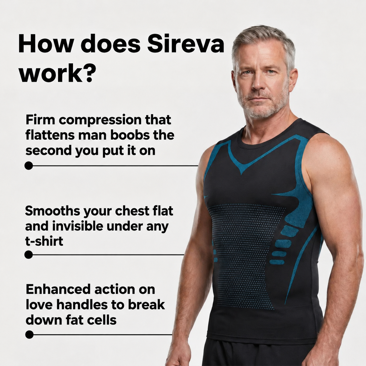 SIREVA | THE INSTANT CHEST-FLATTENING TEE