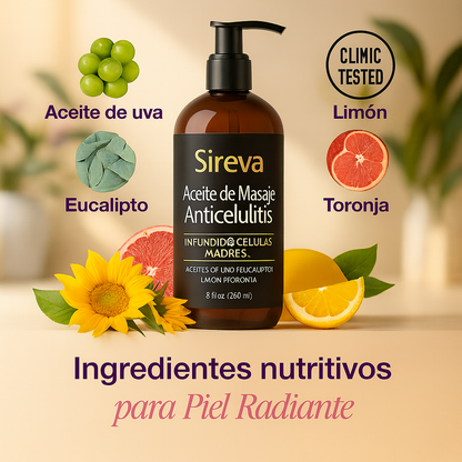 Sireva | Aceite Anti-Celulitis Natural
