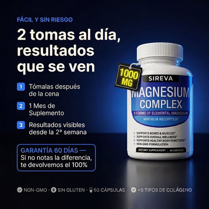 SIREVA ™ Suplemento Anti-Envejecimiento con Colágeno