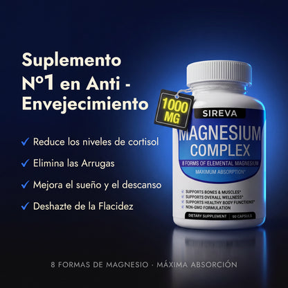 SIREVA ™ Suplemento Anti-Envejecimiento con Colágeno