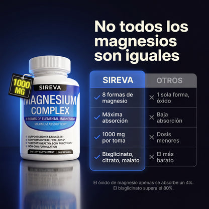 SIREVA ™ Suplemento Anti-Envejecimiento con Colágeno