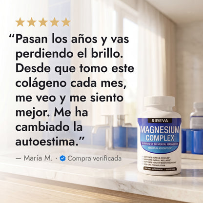 SIREVA ™ Suplemento Anti-Envejecimiento con Colágeno